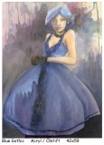 Holzfrauen-Blue-Gothic
